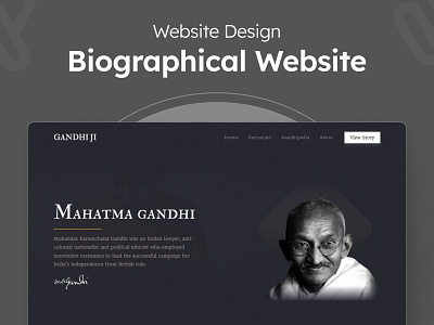 Biographical Website