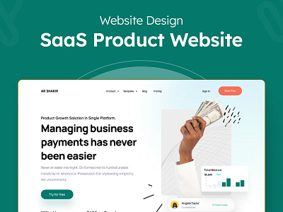 SaaS Product Website