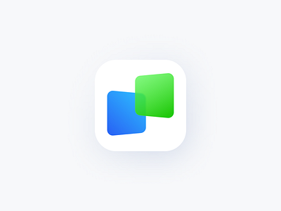 Split screen icon app branding design graphic design icon illustration ios logo ui ux