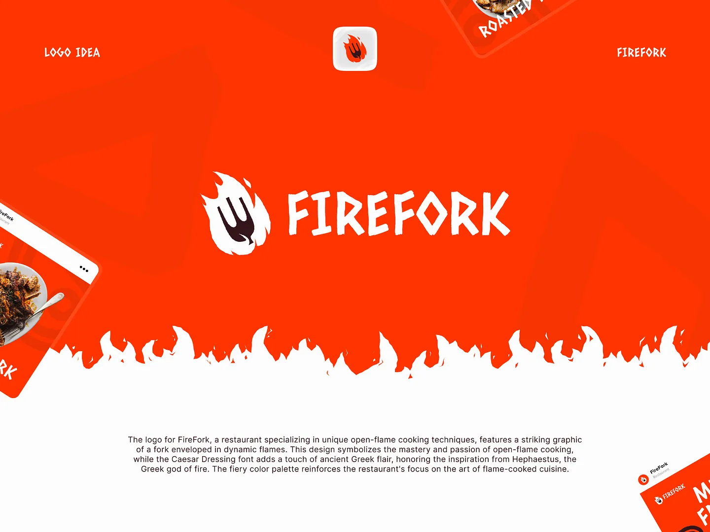 Dynamic Branding for FireFork: A Food Blog Website