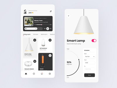 Smart home application app design smart home ui ux