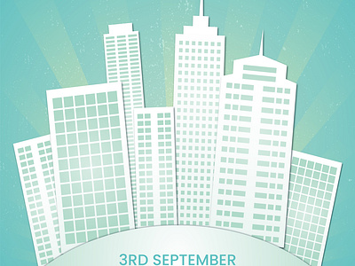 SKYSCRAPER DAY 3 september adobe illustrator blue design graphic design long buildings longest building skyline skyscraper day tall buildings vector