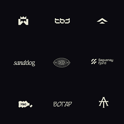 Logo Designs from 2019-2023 pt 3 brand design branding graphic design logo logo design logomark logotype symbol wordnark