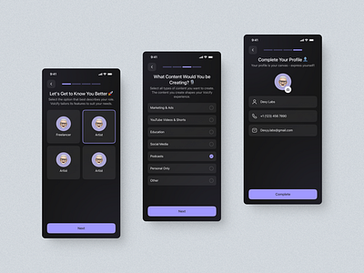 Sonic AI - AI Voice Generator App UI Kit ai app ai music ai music generator ai voice ai voice generator app ui app ui kit dark mode dark ui ios ios ui login login screen music music player onboarding screen ui voice changer voice generator