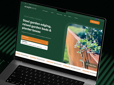 Landing page for Trade Service Business austrailia ecommerce garden green landing landing page minimal modern service ui ux