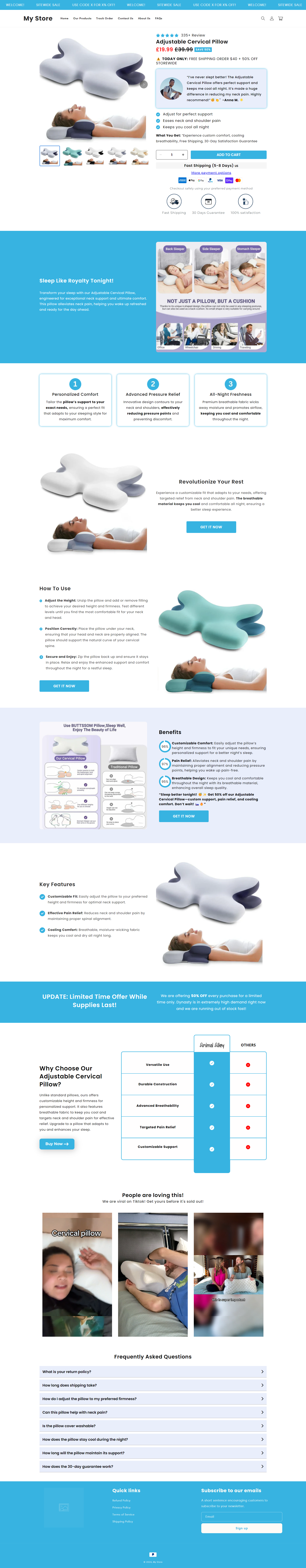 Shopify Website/Shopify Product Page abjahid dropshipping store ecommerce website gempages landing page one product page one product store pagefly product landing page redesign shopify responsive website shogun shopify shopify expert shopify landing page shopify product page shopify store shopify website web developer website design