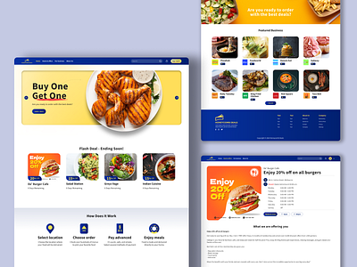 Honey Comb Deals - BOGO Deals Website bogo website food website ui ui ux designer ux web design