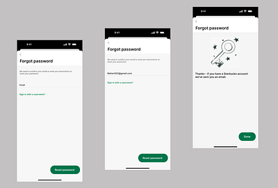 Forgot-Password Mobile App mobileapp password forgot ui ux design