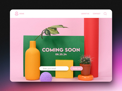 DAILYUI #048: COMING SOON 048 branding daily ui challenge dailyui dailyui 048 dailyui challenge 048 dailyui048 dailyuichallenge048 design graphic design landing page landing page design ui ui design uidesign uiuxdesign user interface user interface design userinterface userinterfacedesign