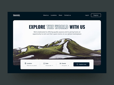 ⛰️ Web design for e-commerce | Hyperactive animation color cta design e commerce e commerce website graphic design header homepage hyperactive landing website mountain platform product design search pannel travel ui ux ux design web design