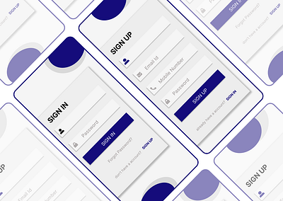 Sign-in/sign-up page design figma mobile signinsignup ui uidesign