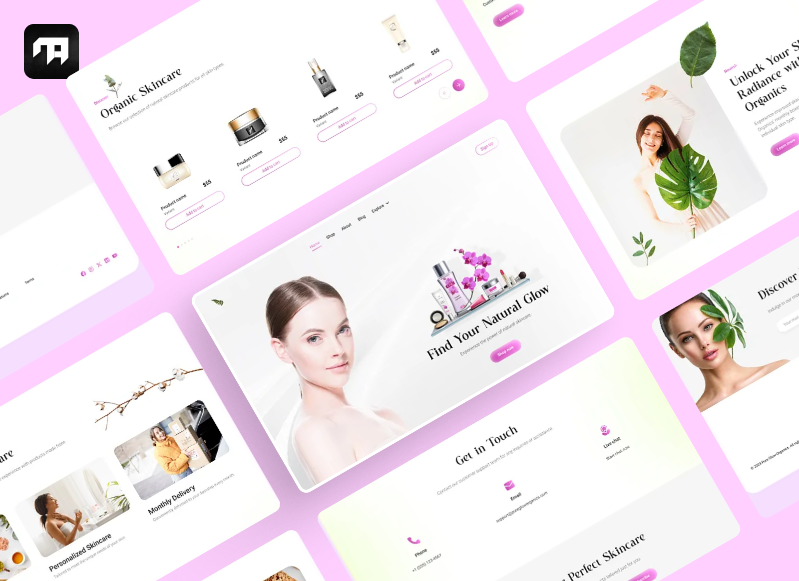 Ecommerce Landing Page Design - Web UI 3d app design 3d mobile app app design branding design illustration landing page logo mobile ui mobile ui design ui ui design uiux web ui website ui ux