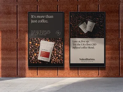 NakedBarista Ads ads advert billboard brand design brand identity branding design graphic design identity logo marketing visual identity