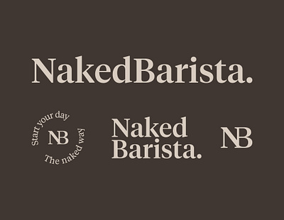 NakedBarista Logo Suite brand design brand identity branding design graphic design identity logo logo design logo suite visual identity