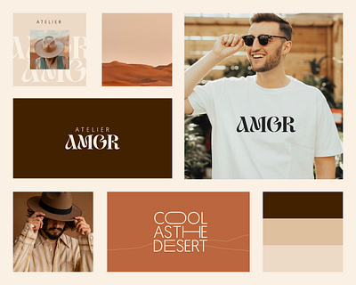 Atelier Amor - Brand board - Branding brandboard branding fashion lifestyle mode