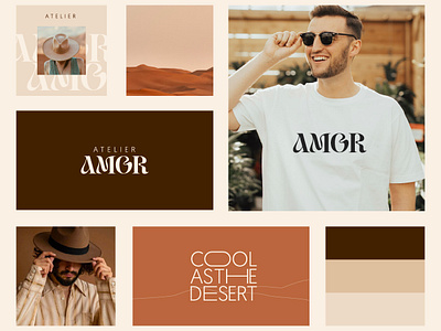 Atelier Amor - Brand board - Branding brandboard branding fashion lifestyle mode