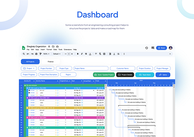 Engineering consulting project Dashboard app dashboard engineering home ui ux web