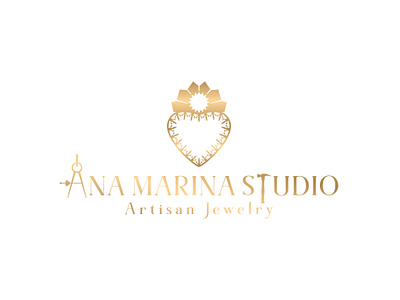 Elegant Jewelry Logo artisan jewelry logo artistic logo design branding craftsmanship logo custom jewelry branding elegant jewelry logo gold logo design graphic design handcrafted jewelry logo high end jewelry branding jewelry logo jewelry studio logo logo luxury jewelry branding