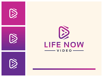 Life Now Video Content Creator Company Logo brand logo branding business logo company logo content company logo content creator logo content logo creative logo design logo design logo folio logo type professional logo video company logo video logo