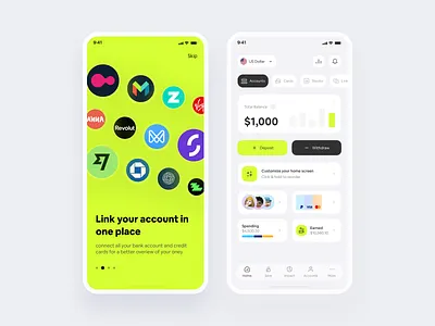 Wafeer - Banking mobile app - WIP bank banking app blockchain cryptocurrency design exchange fintech mobile payments transactions ui ux