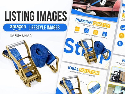 Premium Straps || Amazon Listing Infographics amazon amazon infographics amazon listing design amazon listing infographics amazon product branding enhance brand content image editing listing images product deisgn