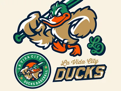 DUCKS BASEBALL design esport illustration logo logo design logodesign logosport mascot character mascotlogo ui