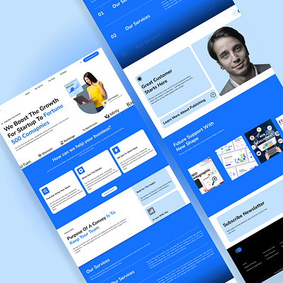 Sustainable Modern Corporate Web Design Template corporate webstie design ui uiux ux webdesign