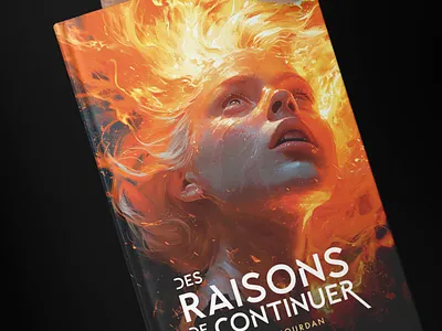 Illustration - Couverture de roman book cover design illustration painting