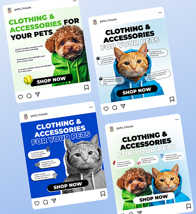 PETS HOUSE. Where style meets comfort 🐾 animation creatives design figma graphic design illustration photoshop ui ux