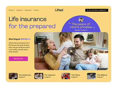 Lifted Life Insurance saas