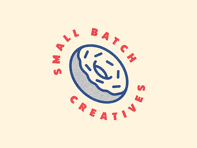 Small Batch Creatives • Logo Concept bagel brand identity brandidentity branding concept design donut doughnut food graphic design illustration logo vector