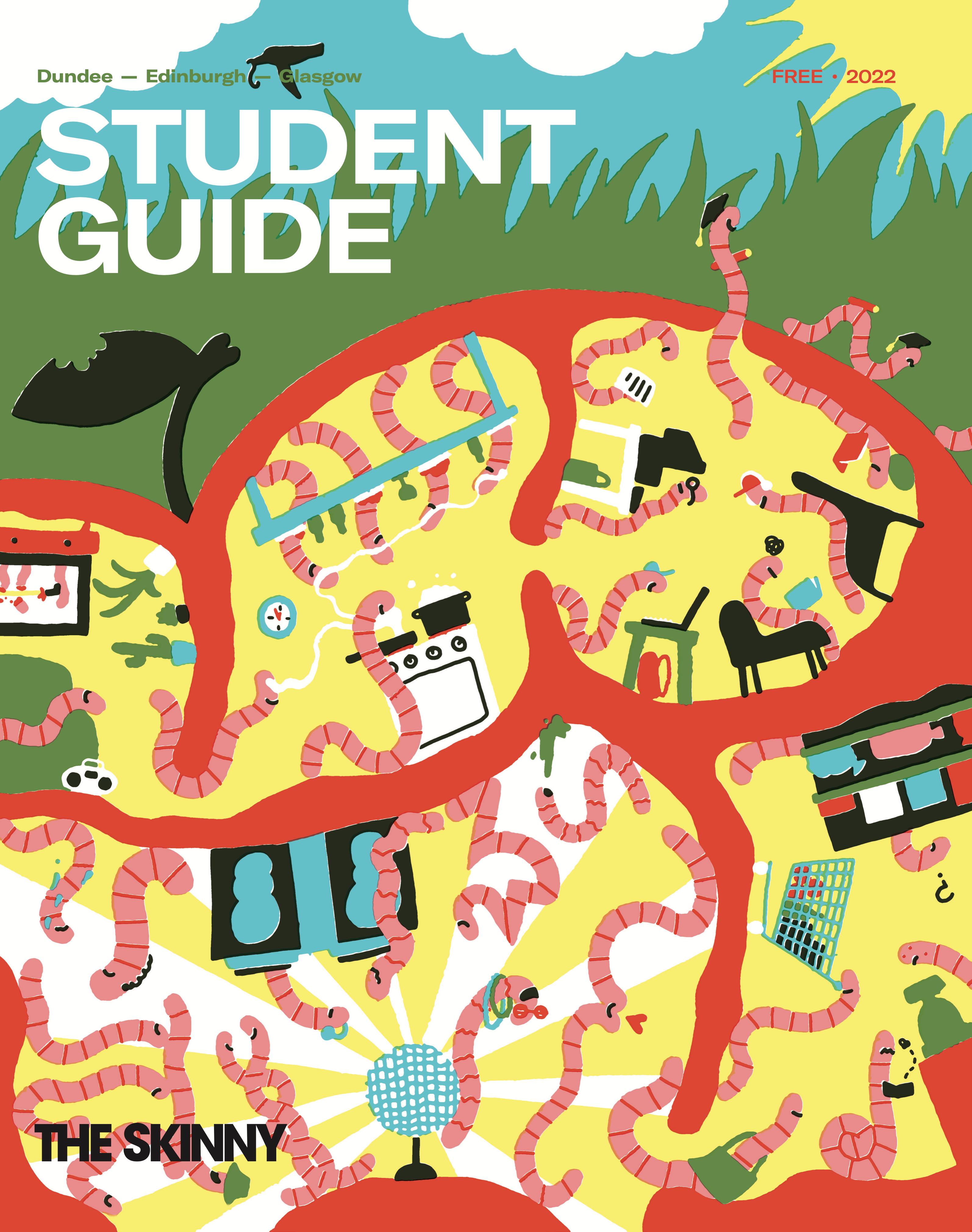 The Skinny Student Guide – Cover Illustration cover design design editorial illustration illustration
