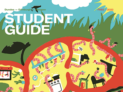 The Skinny Student Guide – Cover Illustration cover design design editorial illustration illustration