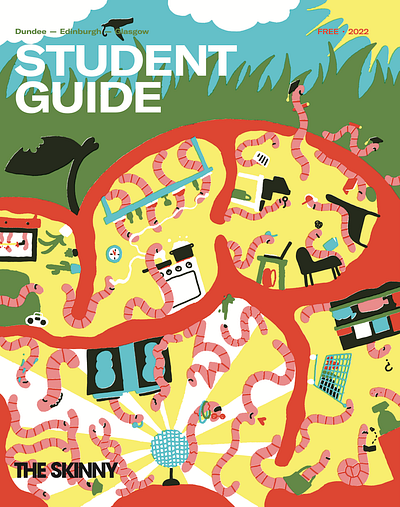 The Skinny Student Guide – Cover Illustration cover design design editorial illustration illustration