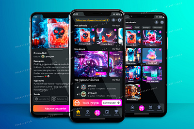 Respawn bar 2.0 app branding graphic design ui