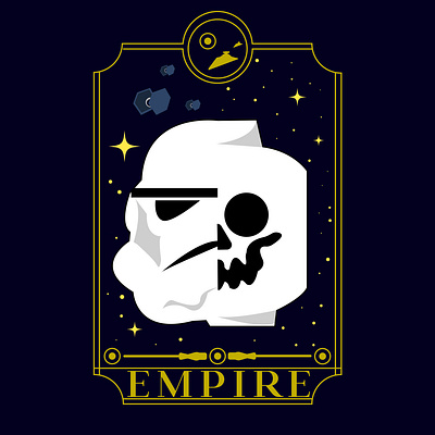 Lego stormtrooper art brand design drawing emblem graphic design illustration illustrator lego logo logotype mascot saber soaceship space star wars stars starwars stormtrooper vector