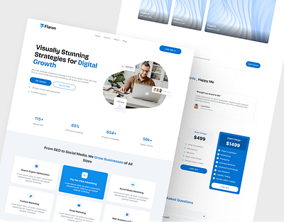 Flaron - WordPress Block Theme theme ui ui design web design website design wordpress wordpress theme