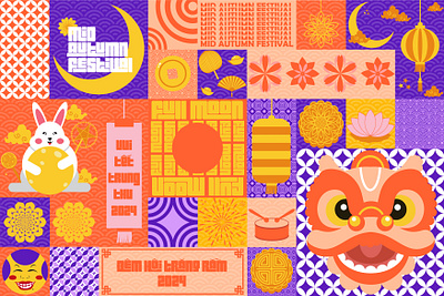 mid-autumn festival design graphic design illustration vector