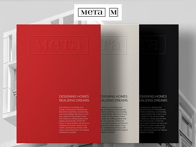 Identity Design. Meta Corp. architecture brand branding building design graphic design houses identity logo meta modern nordic