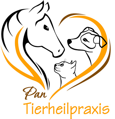 Animal healing practice Logo branding graphic design logo