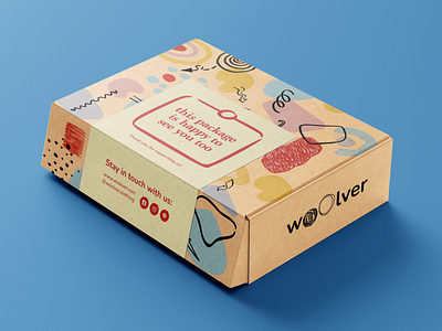 Woolver - packaging design concept branding design graphic design illustration packaging