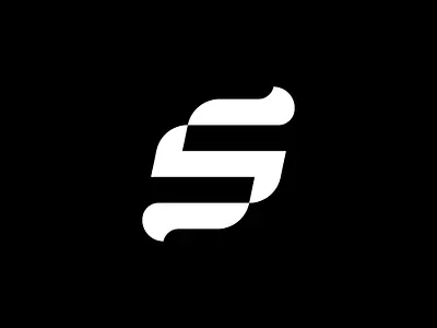 Modern S Logo alphabet black brand and identity dynamic fast intiial letter logo logodesigner mark minimalist minimilist modern monogram premade logos s tech technology unique white