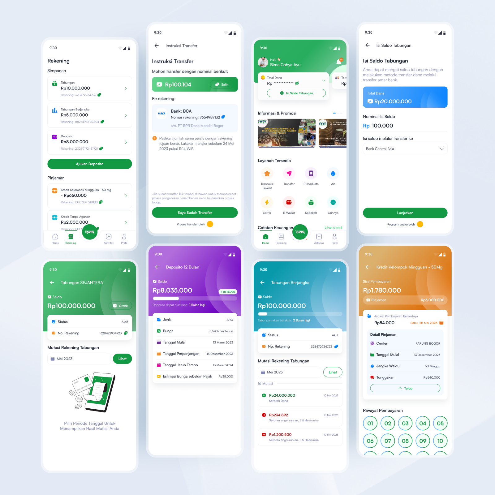 Digital Banking app bank banking clean design digital app digital banking gradient loan loan app mobile app modern ui ui ux uiux ux