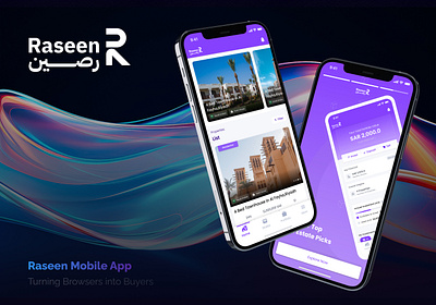 Raseen Real Estate App - Ui Design android app design egypt fintech investment ios mobile real estate ui units ux