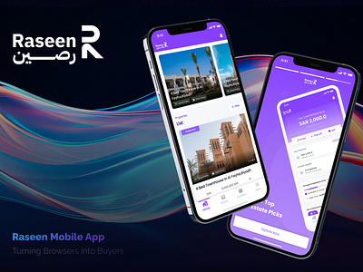 Raseen Real Estate App - Ui Design android app design egypt fintech investment ios mobile real estate ui units ux