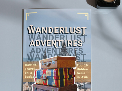 A magazine . branding design graphics design modern travel wanderlust adventures