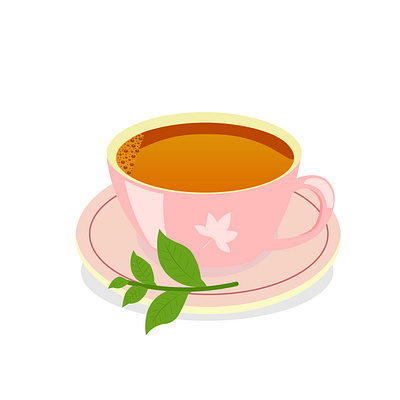 Vector design idea of tea