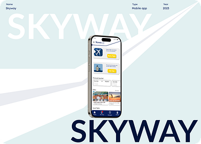 Skyway Air Travel & Booking app UXUI Case study air travel airport casestudy design flight flight booking app interaction design navigation app product design ticket booking app ui ui ddesign user experience ux uxui