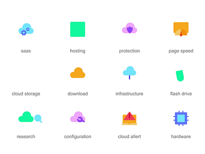 Cloud Computing 2d Icons Set Animation 2d animated icons animation cloud alert cloud storage configuration download flash drive flat hardware hosting icons icons set illustration infrastructure motion page speed protection research saas