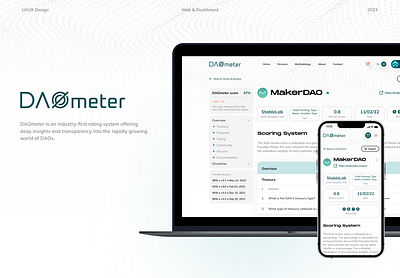 DAOmeter app dao ui ux web3